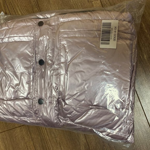 Hooded Belted Down Puffer Jacket - Picture 4 of 4